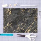Zwart-witpapier en goudmarmer tissuepapier (Craft)