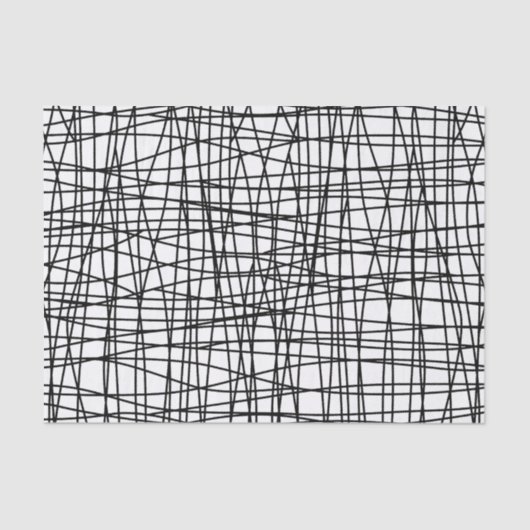 Zwart-witpapier en wittekend kunststofpapier tissuepapier (Voorkant)