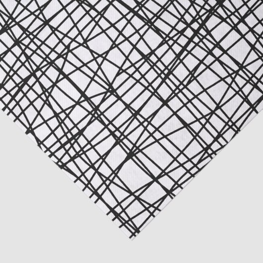 Zwart-witpapier en wittekend kunststofpapier tissuepapier (Detail)