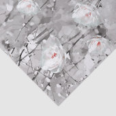 Zwart-witpapier met Abstract blaasjespapier Tissuepapier (Detail)