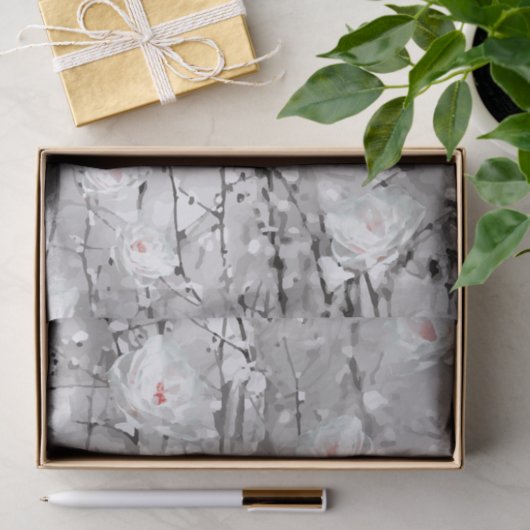 Zwart-witpapier met Abstract blaasjespapier Tissuepapier (Geschenk)