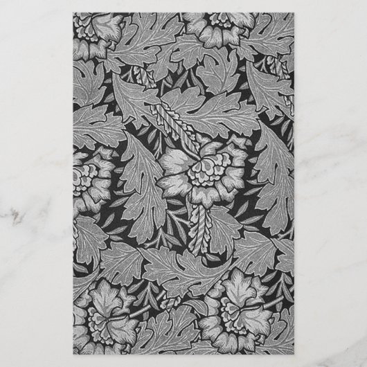 Zwart-witpapier met schroefdraad briefpapier (Voorkant)