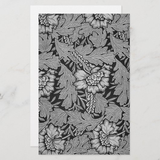 Zwart-witpapier met schroefdraad briefpapier (Voorkant / Achterkant)