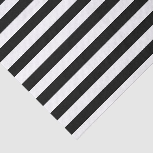 Zwart-witpapier met strips tissuepapier (Detail)