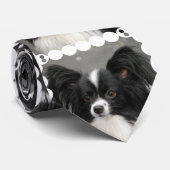 Zwart-witpapier Stropdas (Opgerold)