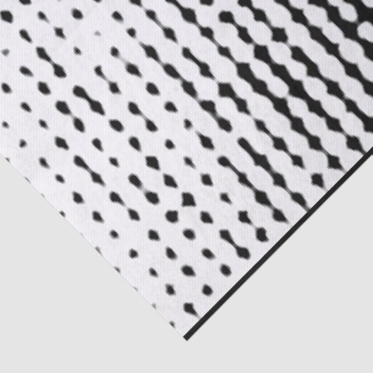Zwart-witpapier voor Abstracte Stippen Tissuepapier (Detail)