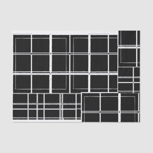 Zwart-witpapier voor speldenpapier tissuepapier (Voorkant)