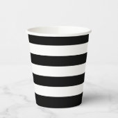 Zwart-witpapierbekertjes Papieren Bekers (Links)