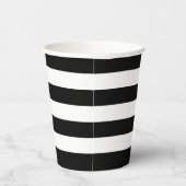 Zwart-witpapierbekertjes Papieren Bekers (Rechts)