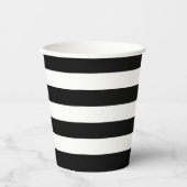 Zwart-witpapierbekertjes Papieren Bekers (Voorkant)