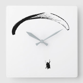 Zwart-witparachute - klok
