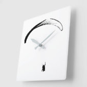 Zwart-witparachute - klok (Hoek)