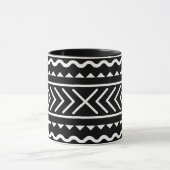 Zwart-witpatroon Artsy-ontwerp Mok (Midden)