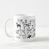 Zwart-witpatroon | Cool Canine Lover's Koffiemok (Links)