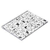 Zwart-witpatroon | Cool Canine Lover's Notitieboek (Linkerzijde)