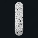 Zwart-witpatroon | Cool Canine Lover's Persoonlijk Skateboard<br><div class="desc">Zwart-witte honden met veel hondenrassen, waaronder een beagle, Pug, Cocker Spaniel, Border Collie, Great Dane, French Bulldog, Bloodhound, Yorkshire Terrier, Shiba Inu, Basset Hound, Pit Bull, Bull Terrier, Boston Terrier, Alaskan Klee Kai, Bulldog, Dalmatian, Bichon Frise, Dachshund , Pointer, Pekingese, Chihuahua, Shih Tzu, Keeshond en Pomeranians. Een verscheidenheid aan schetsen...</div>