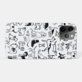 Zwart-witpatroon | Cute Canine Lover's Case-Mate iPhone Case (Achterkant (horizontaal))