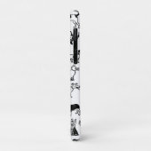 Zwart-witpatroon | Cute Canine Lover's Case-Mate iPhone Case (Achterkant/links)