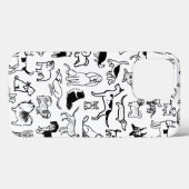Zwart-witpatroon | Cute Canine Lover's Case-Mate iPhone Case (Achterkant (horizontaal))