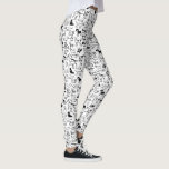Zwart-witpatroon | Cute Canine Lover's Leggings<br><div class="desc">Zwart-witte honden met veel hondenrassen, waaronder een beagle, Pug, Cocker Spaniel, Border Collie, Great Dane, French Bulldog, Bloodhound, Yorkshire Terrier, Shiba Inu, Basset Hound, Pit Bull, Bull Terrier, Boston Terrier, Alaskan Klee Kai, Bulldog, Dalmatian, Bichon Frise, Dachshund , Pointer, Pekingese, Chihuahua, Shih Tzu, Keeshond en Pomeranians. Een verscheidenheid aan schetsen...</div>
