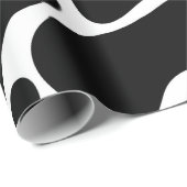 Zwart-witpatroon Giraffe Cadeaupapier (Rol Hoek)