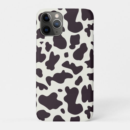 Zwart-witpatroon Koe afdrukken Case-Mate iPhone Case (Achterkant)