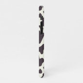 Zwart-witpatroon Koe afdrukken iPhone Hoesje (Linkerkant)