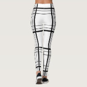 Zwart-witpatroon Leggings (Achterkant)