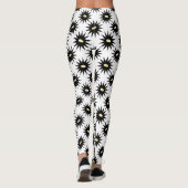 Zwart-witpatroon leggings (Achterkant)