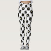 Zwart-witpatroon leggings (Voorkant)