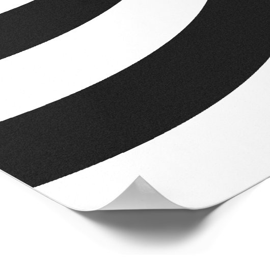 Zwart-witpatroon Poster (Hoek)