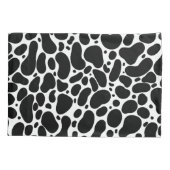 Zwart-witpenseelstreken Kussensloop (Achterkant)