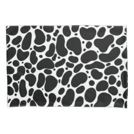 Zwart-witpenseelstreken Kussensloop