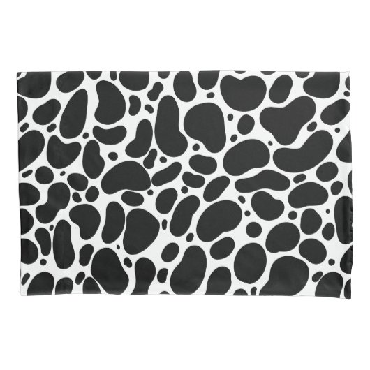 Zwart-witpenseelstreken Kussensloop (Voorkant)