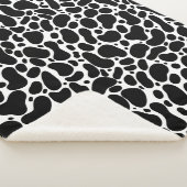 Zwart-witpenseelstreken Sherpa Deken (3/4)