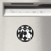 Zwart-witpers, magneet (Insitu (Vaatwasser))