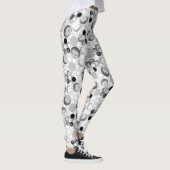 Zwart-witPickleball Leggings (Rechts)