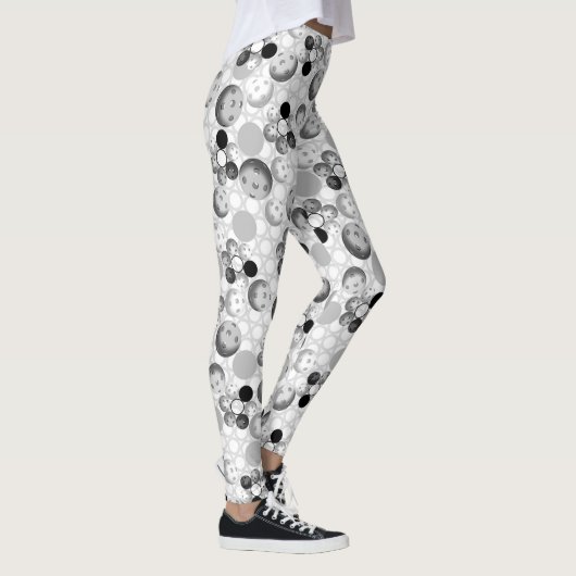 Zwart-witPickleball Leggings (Rechts)