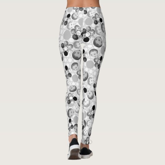 Zwart-witPickleball Leggings (Achterkant)