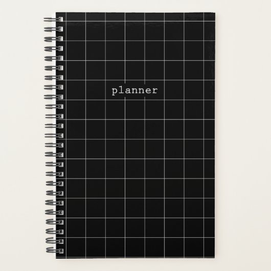 Zwart-witplanner Planner (Voorkant)
