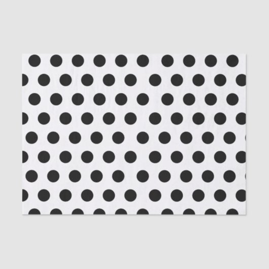 Zwart-witpoolpapier voor dot-witpapier tissuepapier (Voorkant)