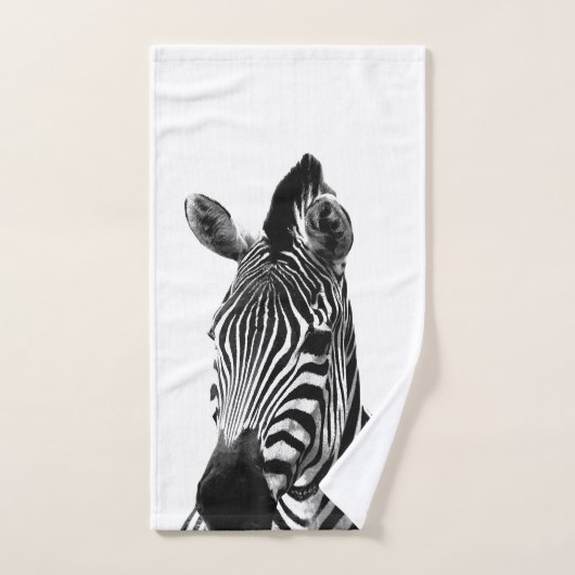Zwart-witportret Bad Handdoek (Handdoek)