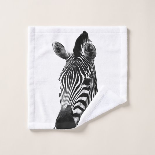 Zwart-witportret Bad Handdoek (Wasdoekje)