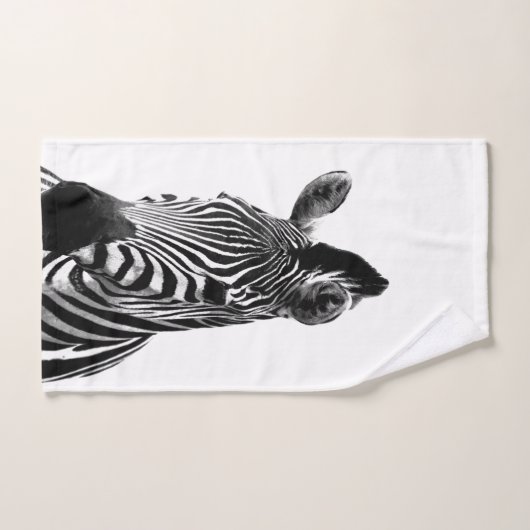 Zwart-witportret Bad Handdoek (Handdoek)