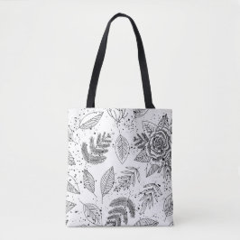 Zwart-witprinttas II Tote Bag