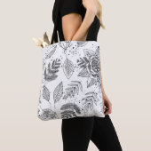 Zwart-witprinttas II Tote Bag (Dichtbij)