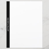 Zwart-witrecept divider | Verzoekers (Achterkant)