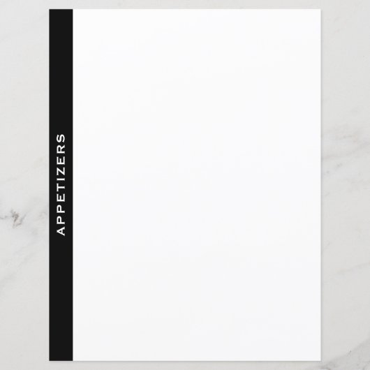 Zwart-witrecept divider | Verzoekers (Achterkant)