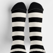 Zwart-witreferentiestandaard met monogram sokken (Top)