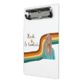 Zwart-witretro Mini Klembord (Angled2)